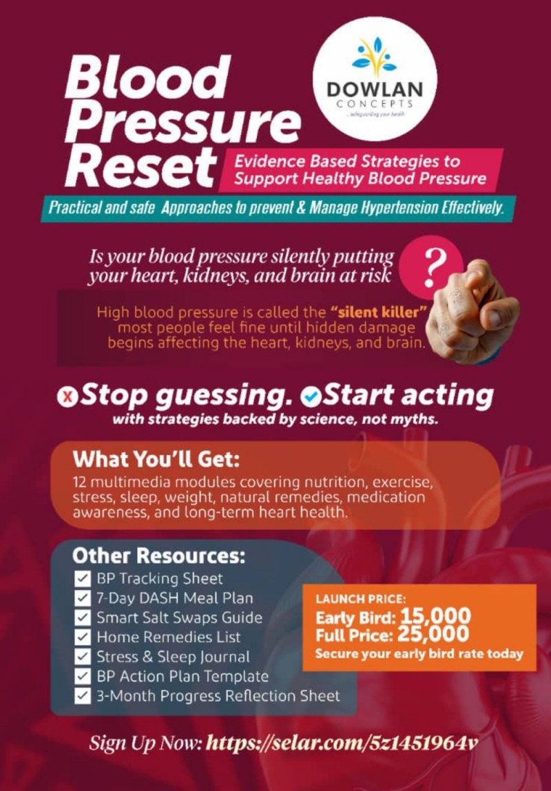 Blood pressure Reset