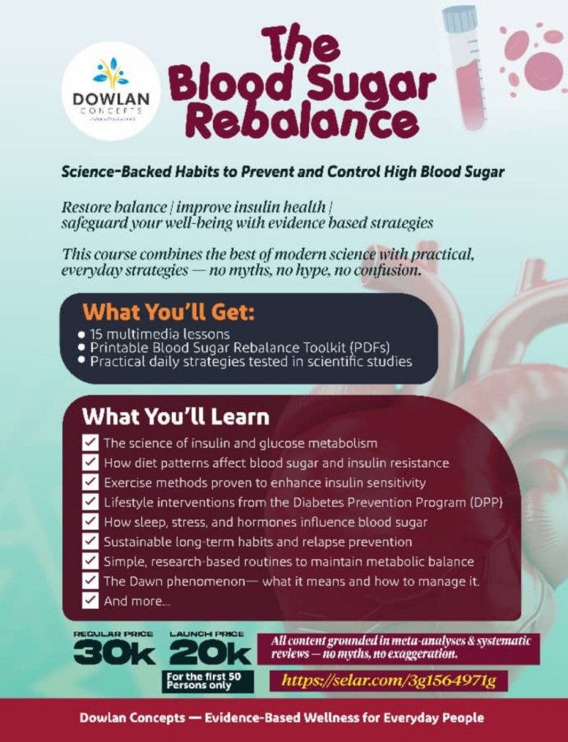 The Blood Sugar Rebalance