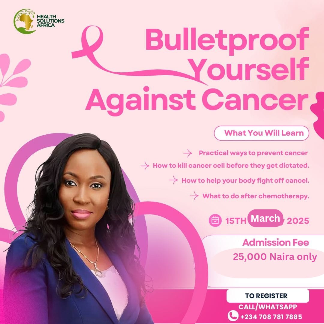 Bulletproof yourself against Cancer