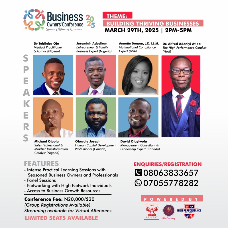 Business Owners Global Conference 2025