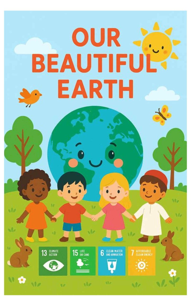 OUR BEAUTIFUL EARTH!- A Climate Change Storybook for Primary 1 (Ages 4–5)