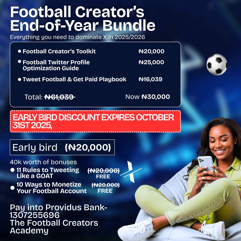 The Football Creator End of Year Bundle