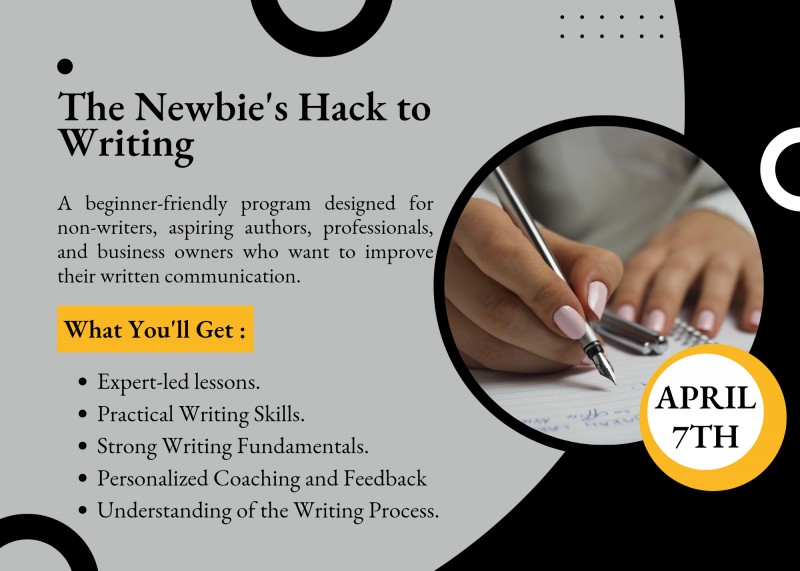 The Newbie's Hack to Writing