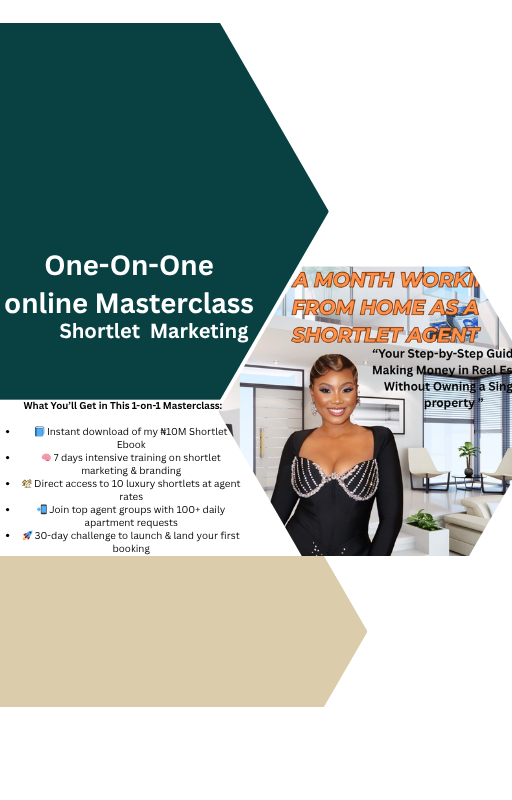 One-on-One Online Masterclass on Shortlet Marketing