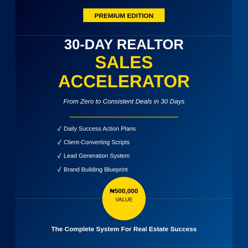 The 30-Day Realtor Sales Accelerator eBook