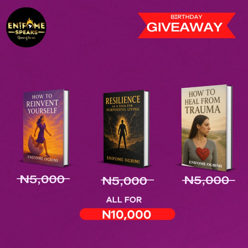 Enifome's 3-in-1 Birthday Giveaway : 3 books in one
