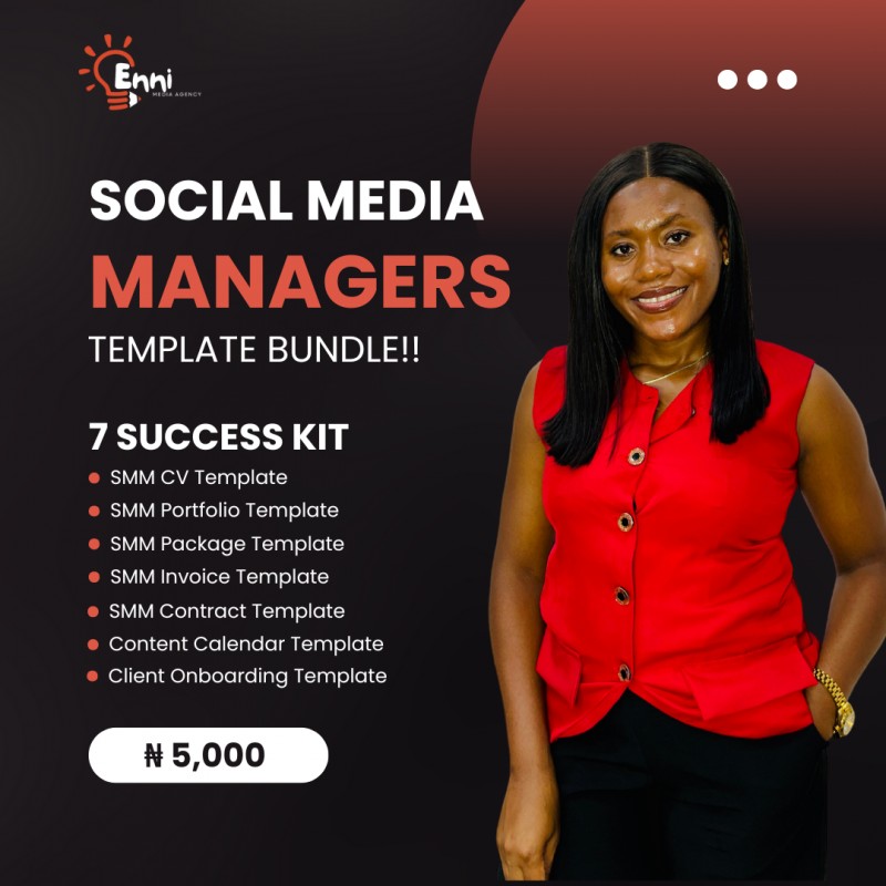 The Enni's Social Media Manager Template Bundle