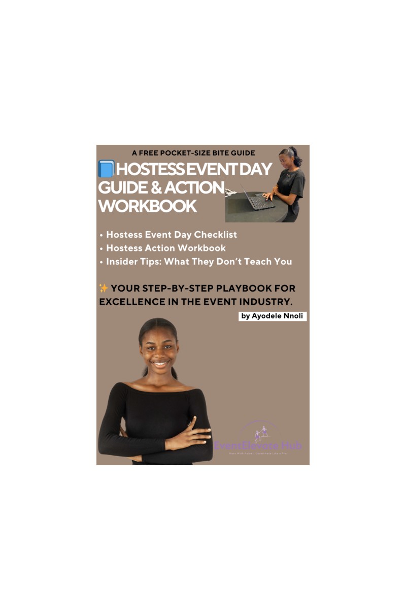 Hostess & Coordinator Event Day Guide & Workbook  (Exclusive For Members Only)