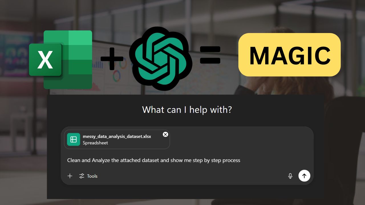 Excel file for Analyzing data with Ai