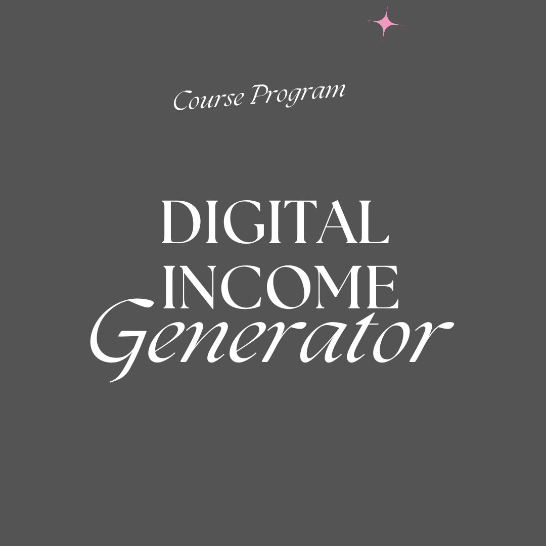 Digital Income Generator (Discover Proven Strategy On How To Earn Extra Income Leveraging Digital Skills Online)