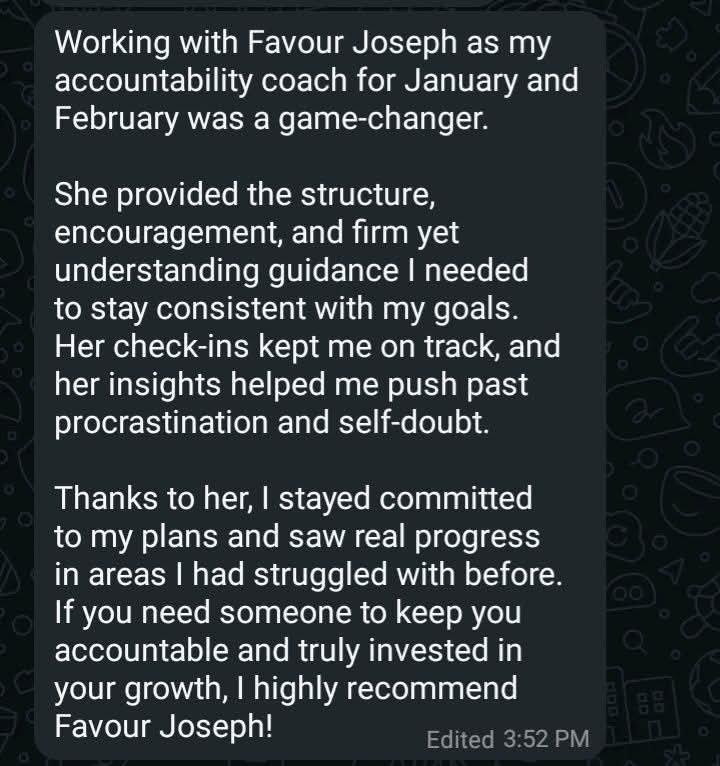 Subscribe TENEX ACCOUNTABILITY SYSTEM by Favour Joseph on Selar