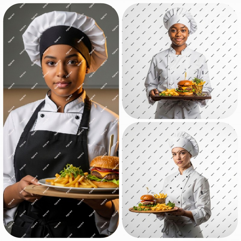 High Quality Chef Lady Stock Images