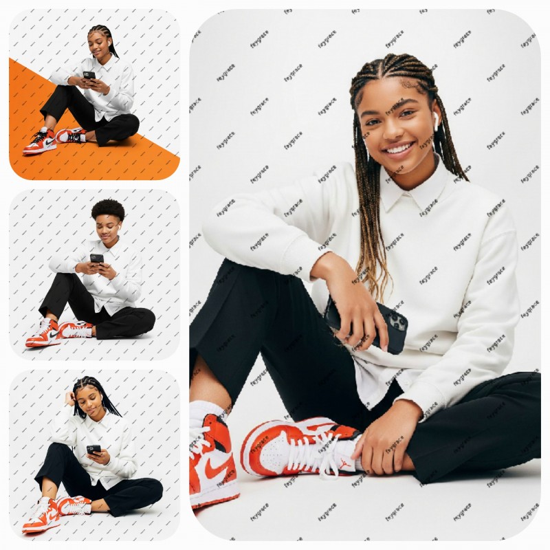 Professional Full Shot Image Of Ladies On Matching Outfits; Perfect For Designs