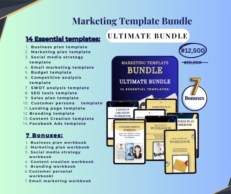 Marketing Templates Ultimate Bundle