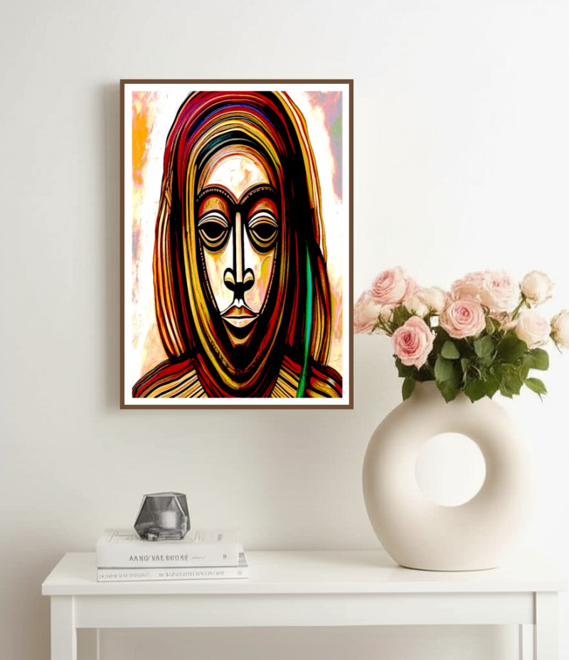 Luxury Wall Art Dan Mask Dancer – Digital Download