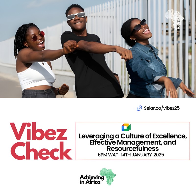 Vibez Check : Leveraging a Culture of Excellence, Effective Management, and Resourcefulness