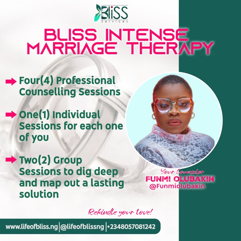 Bliss Intense Marriage Therapy