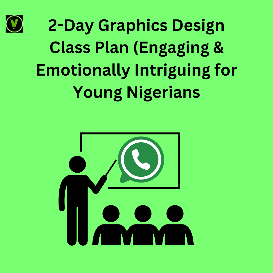 2-Day Graphics Design Class Plan (Engaging & Emotionally Intriguing for Young Nigerians