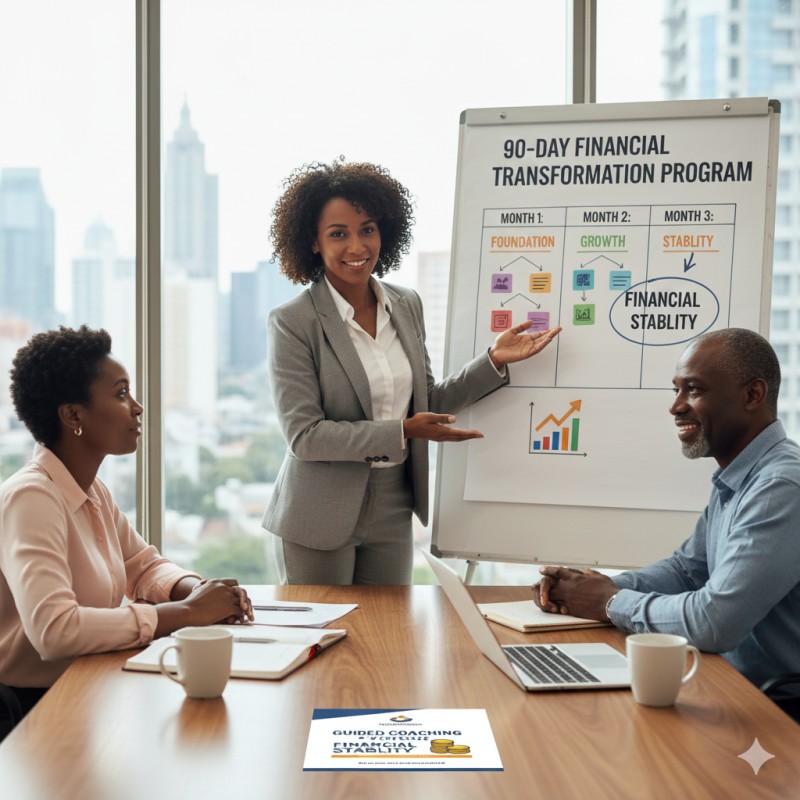 90-Day Financial Transformation Program – Guided Coaching to Financial Stability