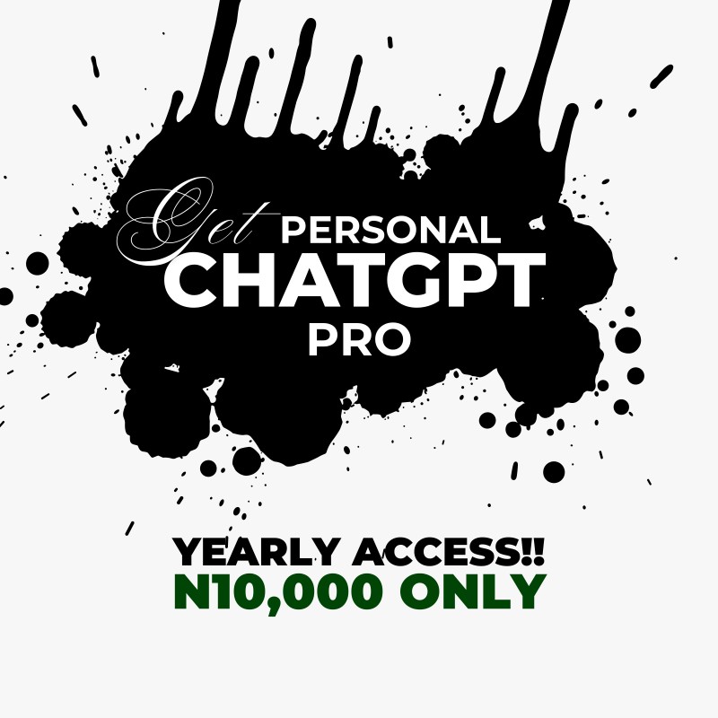 CHATGPT 5.2 PRO PERSONAL ACCOUNT 1 YEAR ACEESS