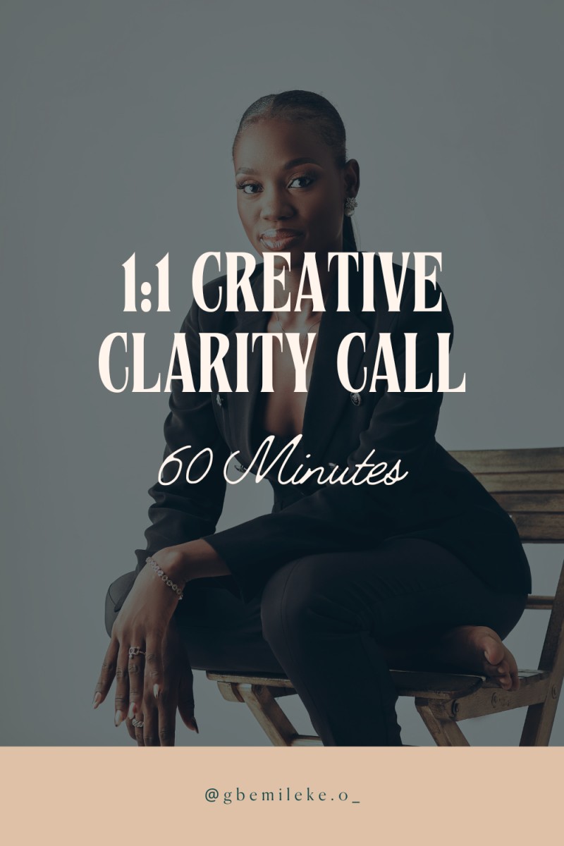 1:1 Creative Clarity Call