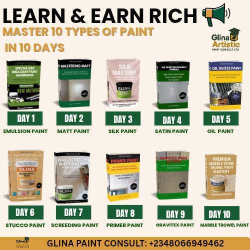 Ebooks starter pack | Learn & Earn Rich — Master 10 Types of Paint in 10 Days