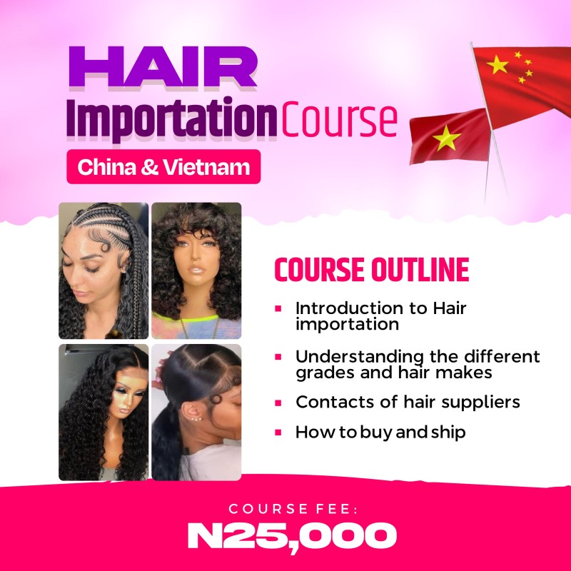 HAIR IMPORTATION FULL COURSE