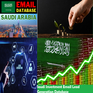 10,296 Saudi Investment Email Lead Generation Database