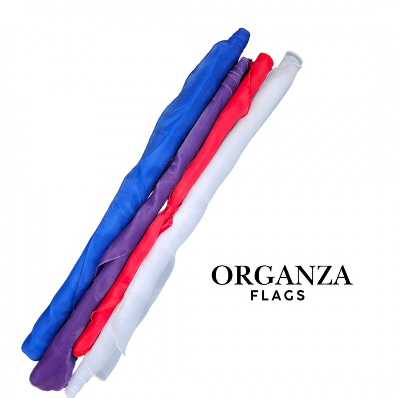 Flexible Rod Organza Worship Flags