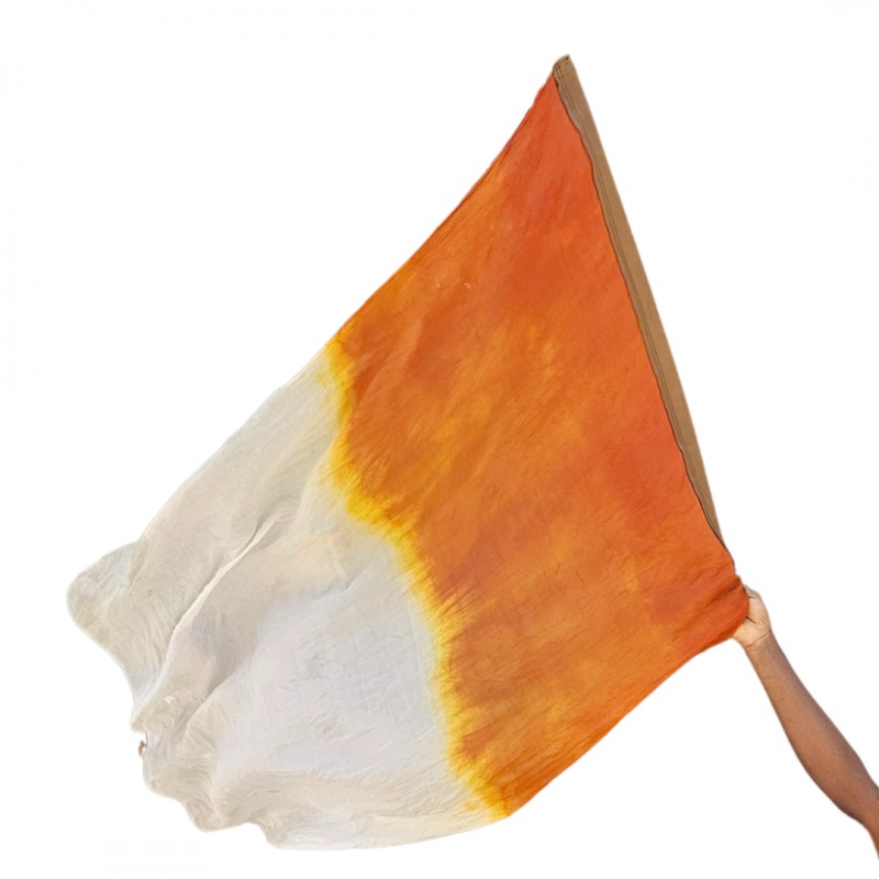 Golden Glory - Silk Worship Flag (Flexible Rod)
