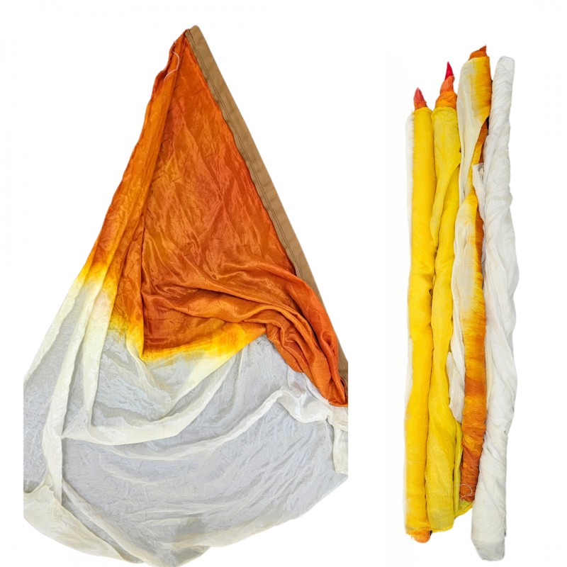 Golden Glory - Silk Worship Flag (Flexible Rod)