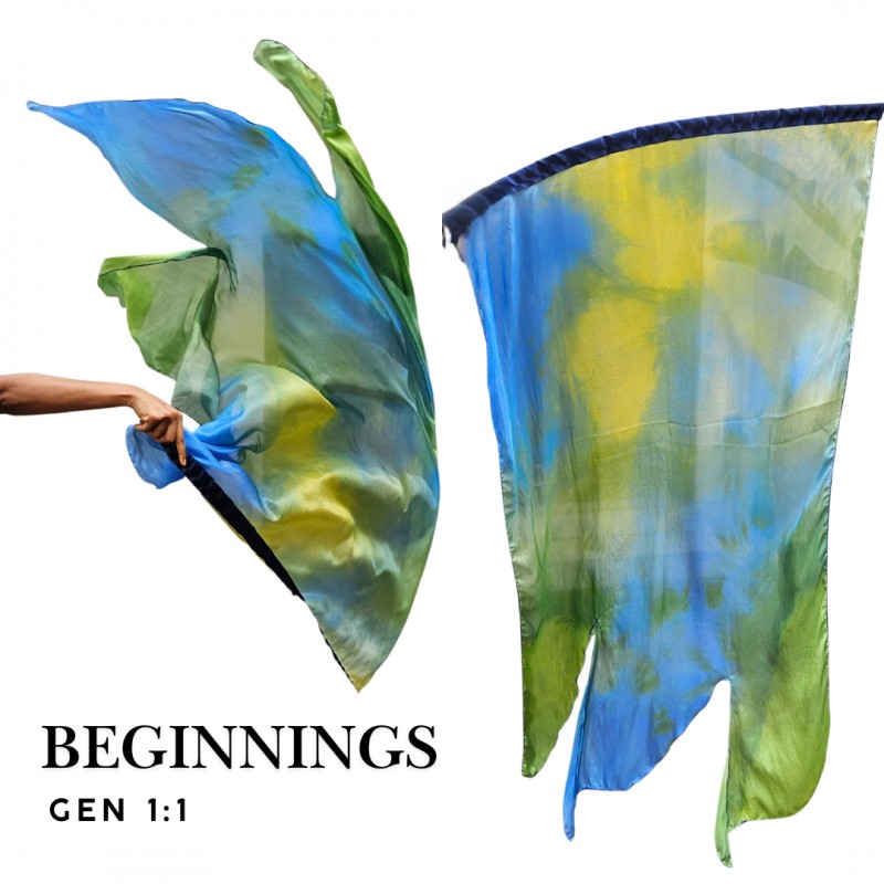 One-Of-A-Kind Silk Flag