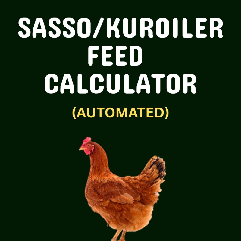 Sasso & Kuroiler Feed Calculator (Automated Excel Tool)