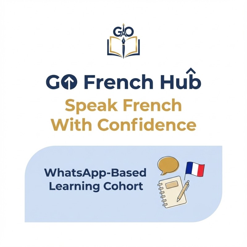 GO FRENCH HUB — 4-Week Beginner French Cohort