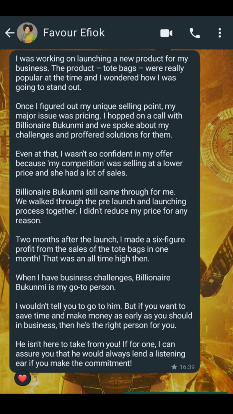 Customer review 1
