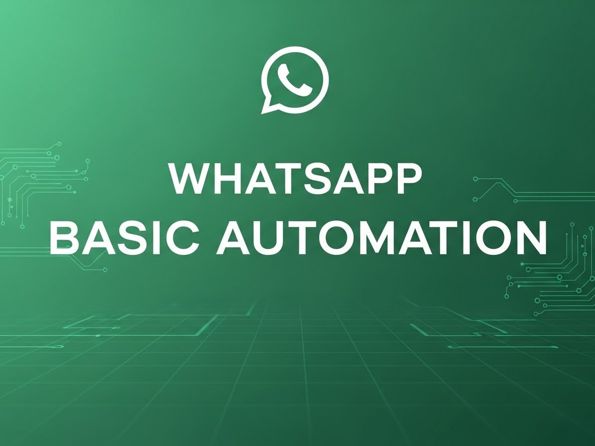 WhatsApp Basic Automation