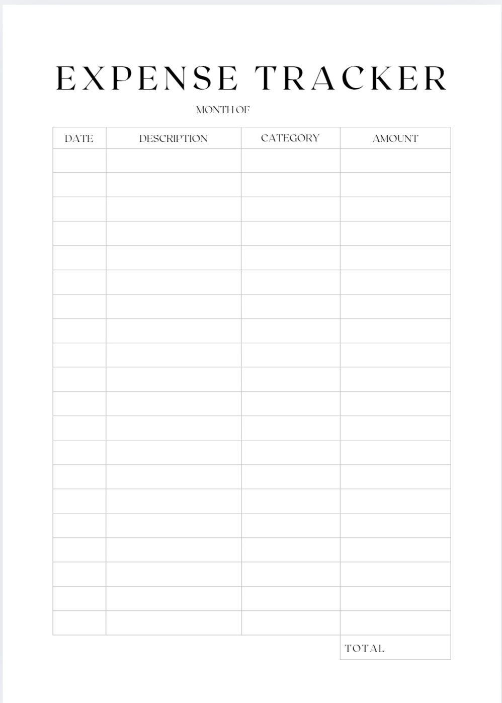 Expense Tracker