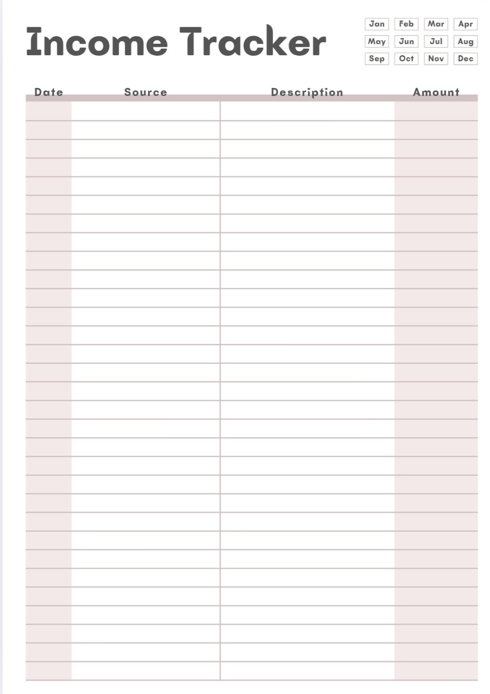 Income planner