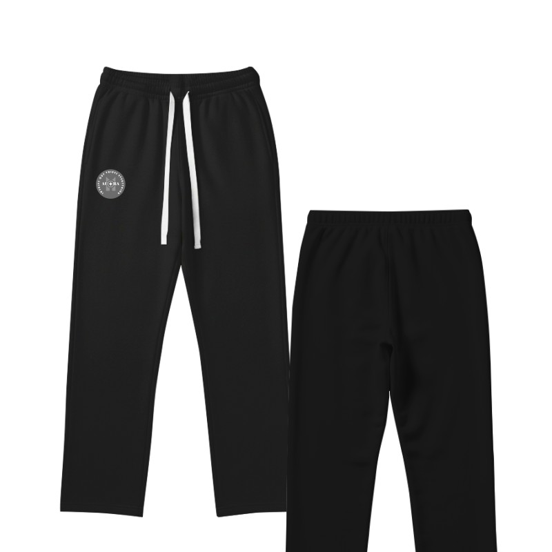HALO 4 ANGELS LOVE & AURA ORIGINAL: BLACK SWEATPANTS
