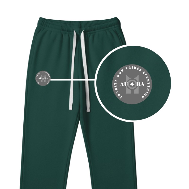 HALO 4 ANGELS LOVE & AURA ORIGINAL:  GREEN SWEATPANTS