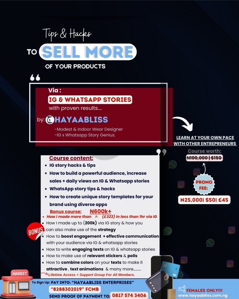 Tips & Hacks to Sell More of Your Products Via IG Story & WhatsApp Story