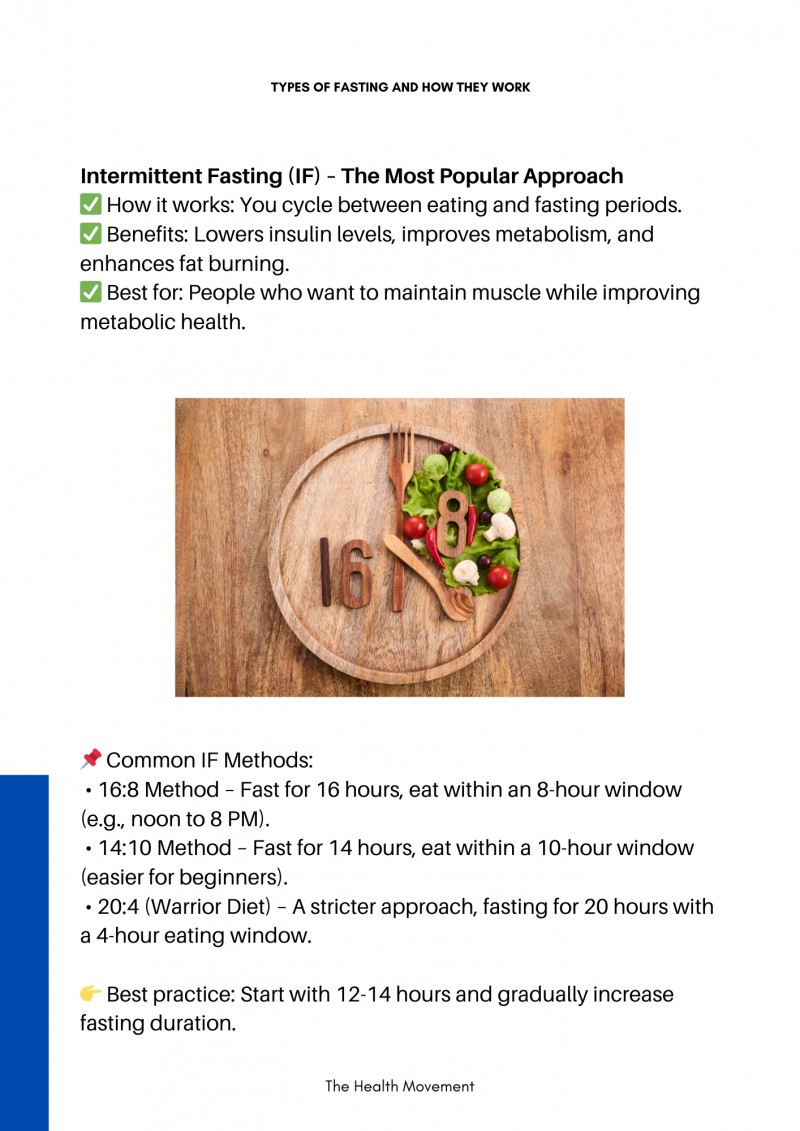 Fasting Guide For Metabolic and Blood Sugar Control
