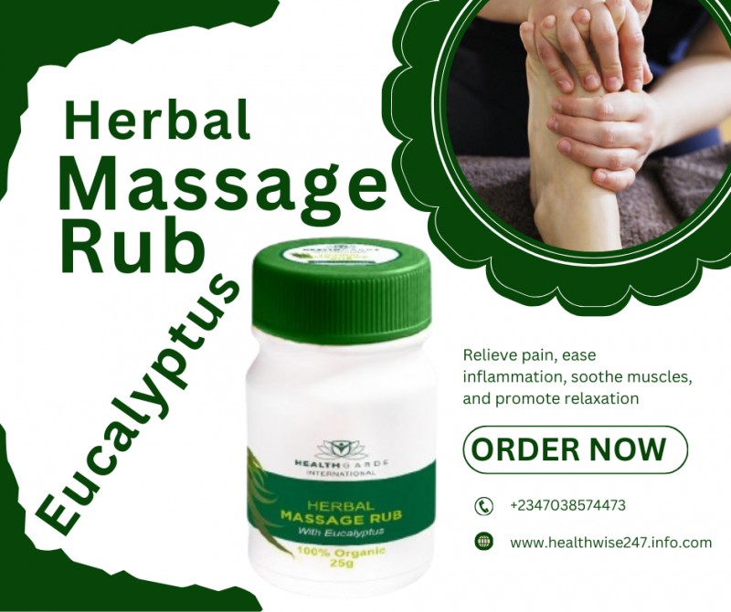 Herbal Massage Rub Eucalytus
