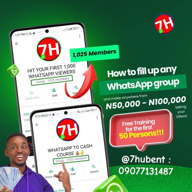 🔥😱 HOW TO FILL UP YOUR GROUPS FROM 0 TO 1025 AND MAKE ANYTHING FROM N50K TO N100K WEEKLY