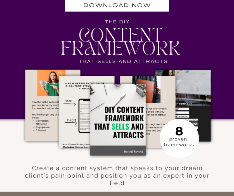 CONTENT FRAMEWORK THAT SELLS AND ATTRACTS