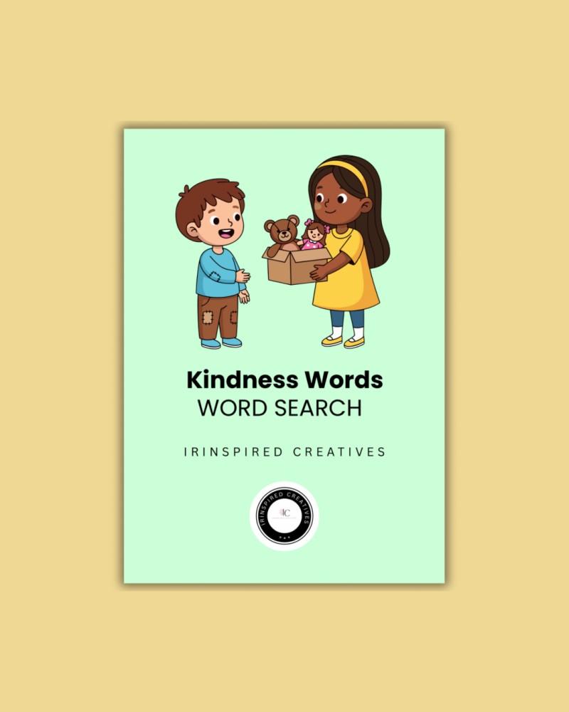 Kindness Words Search Activity Sheet