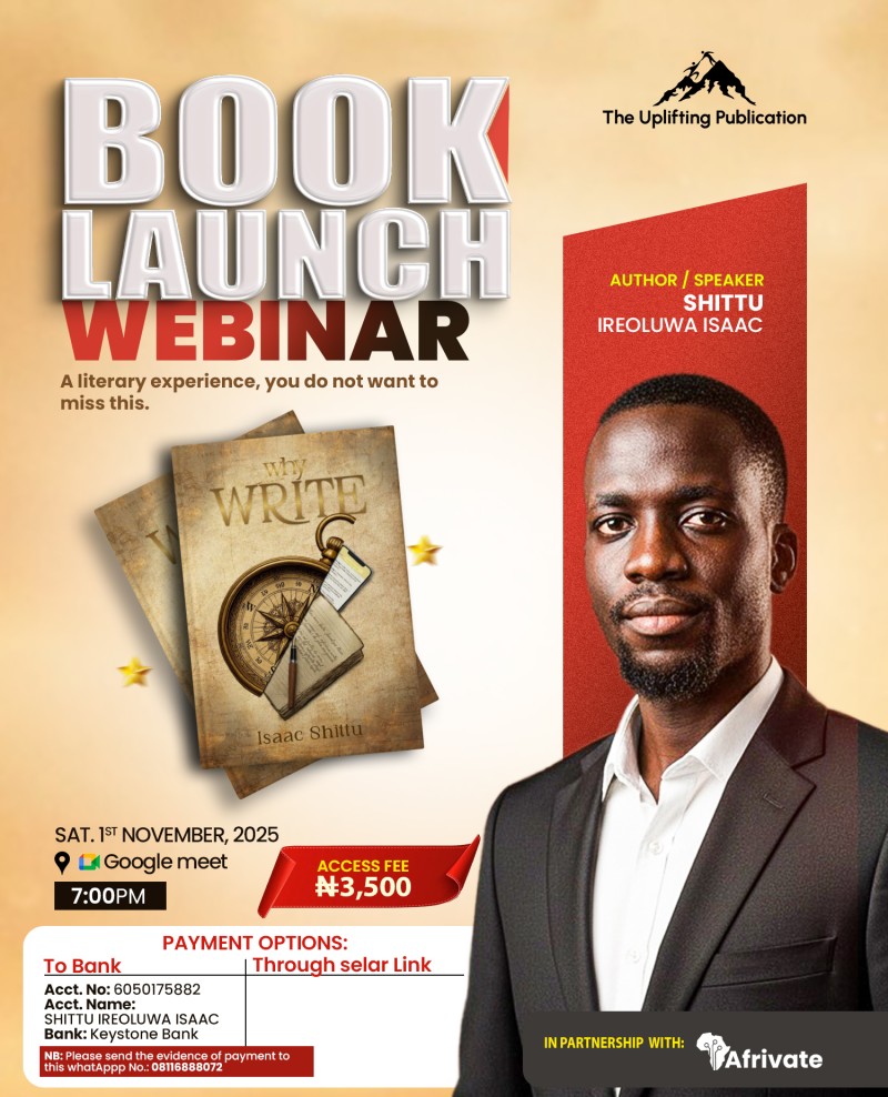 Why Write — Launch Reading (Live + Ebook).
