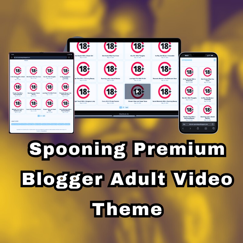 Spooning Premium Blogger Adult Video Theme