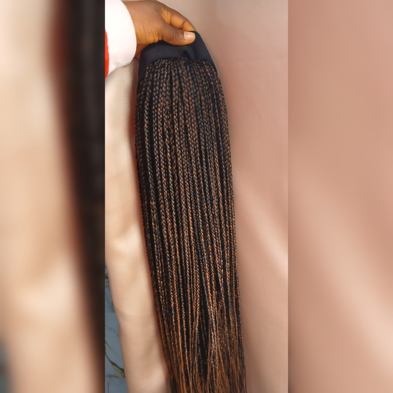 Head band braids wig