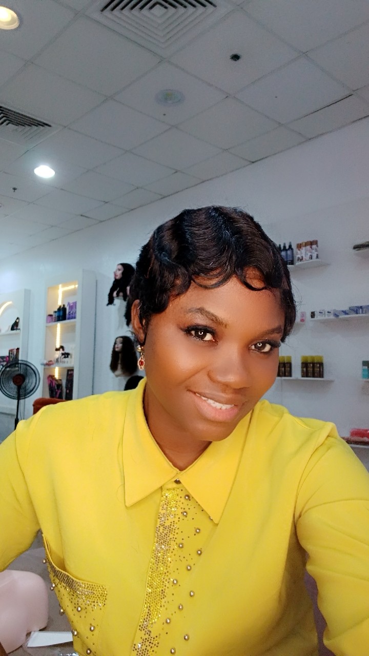 Human hair pixiebcut wig - READY TO SHIP